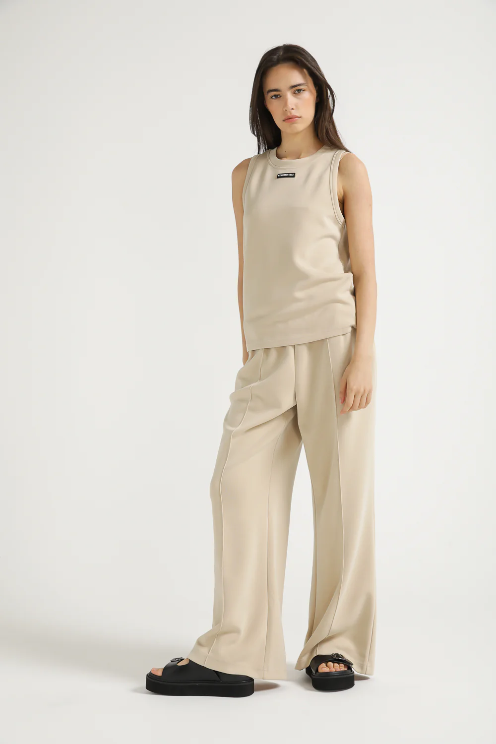 Side Zippe Cool Interlock Tank Top - Image 5