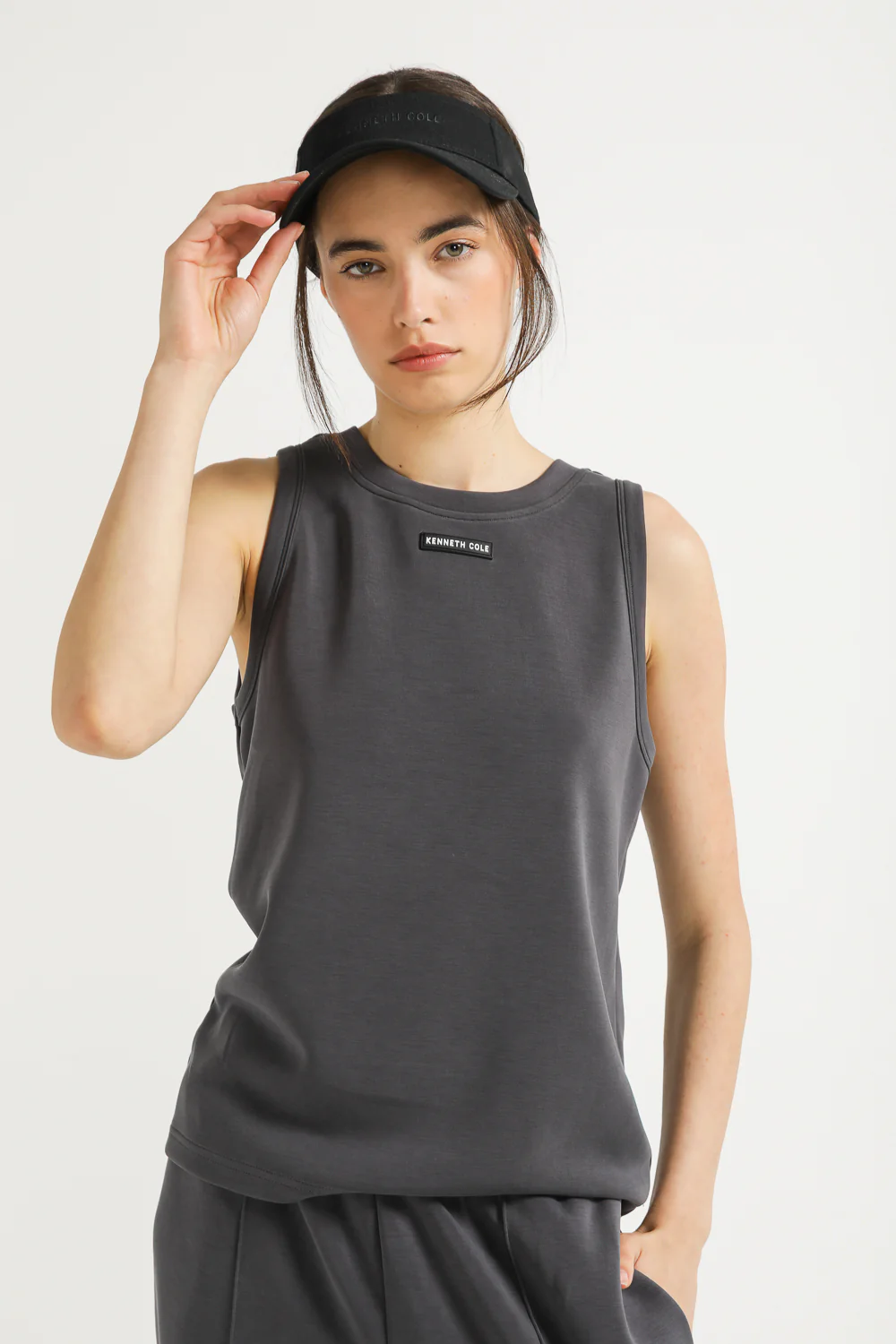 Side Zippe Cool Interlock Tank Top - Image 7