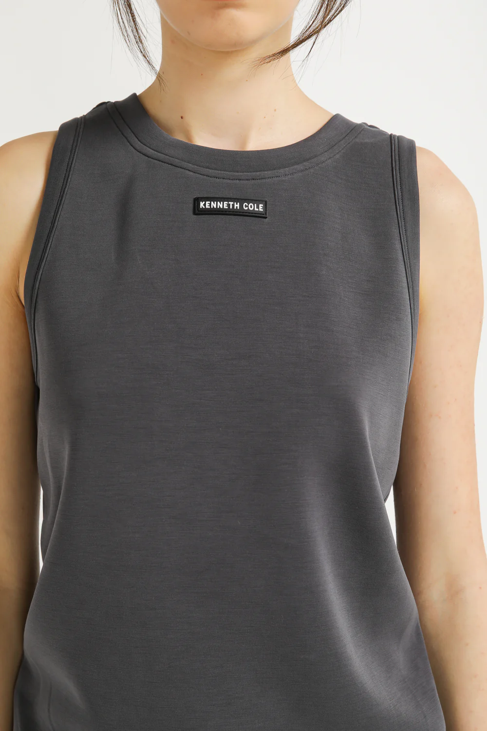 Side Zippe Cool Interlock Tank Top - Image 9