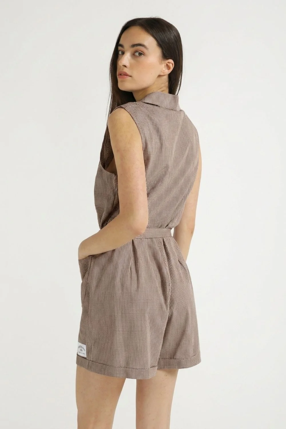 Sleeveless short jumpsuit - Image 9