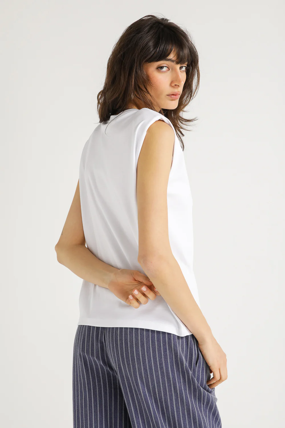 Padded Shoulder Tee - Image 6