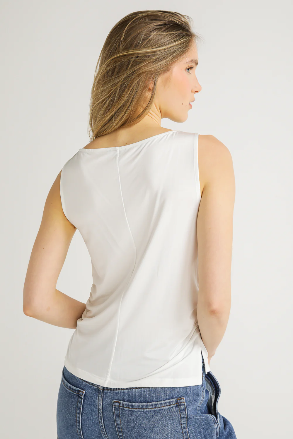 Sleeveless Draped Top - Image 6