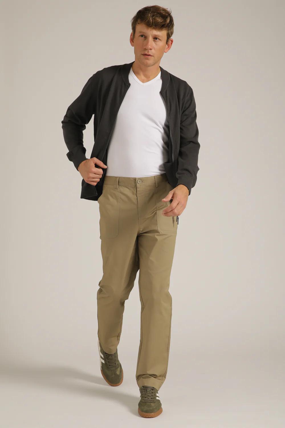 Twill Straight Pants - Image 4