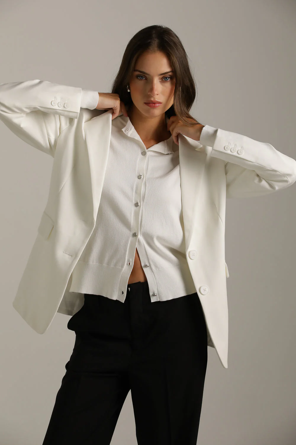 Slim Tailored Blazer - Image 12
