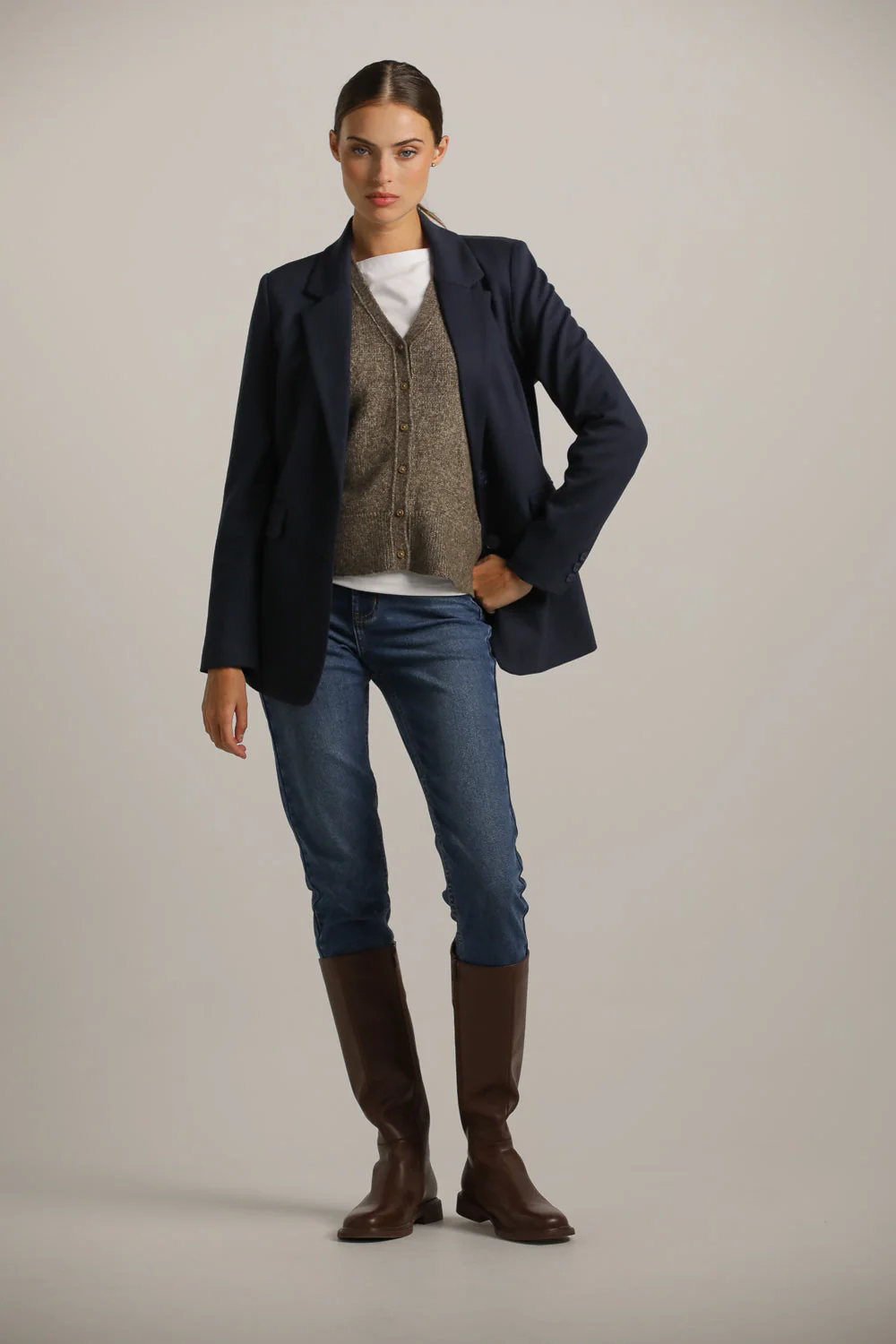 Slim Tailored Blazer - Image 5