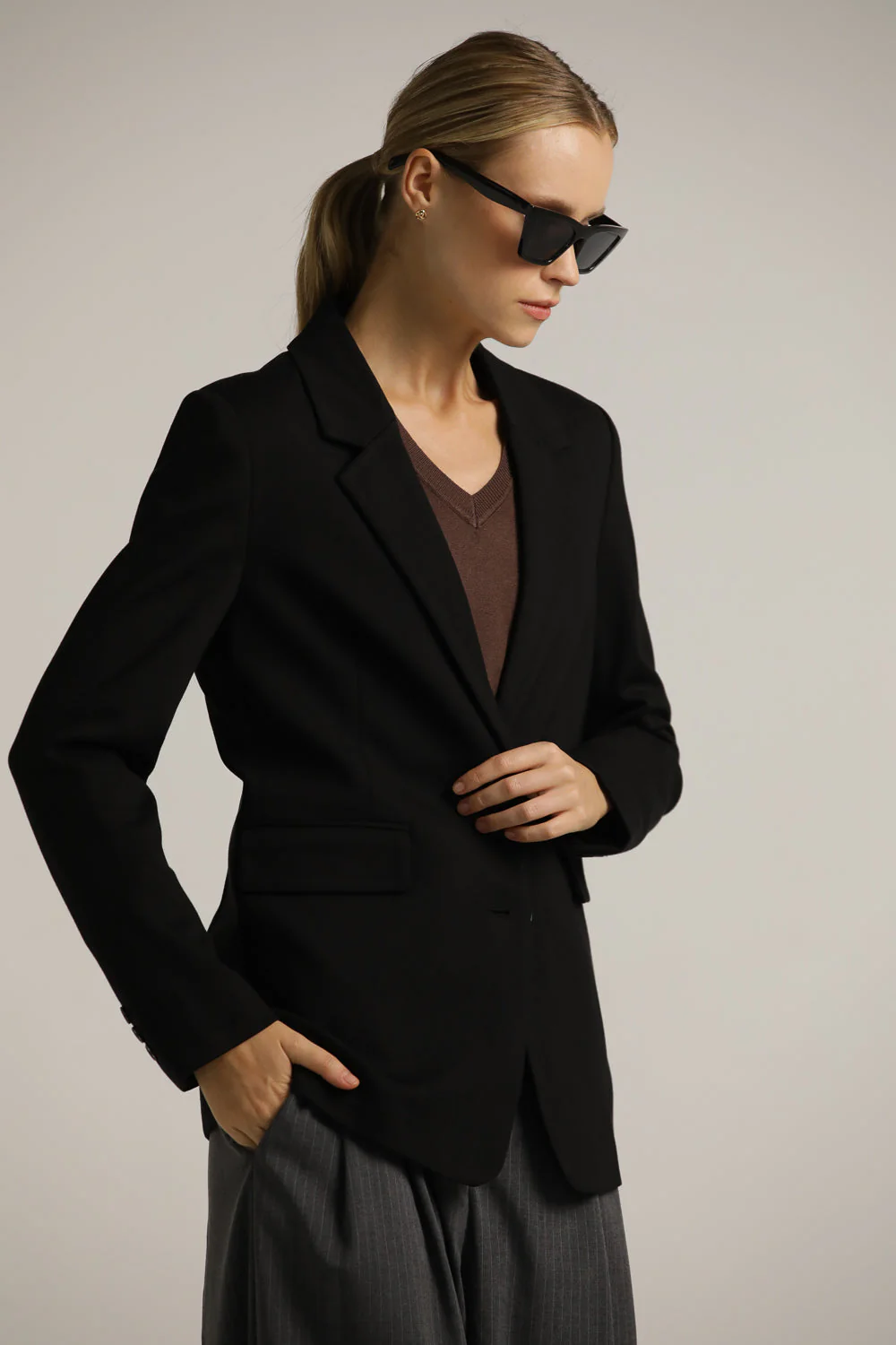 Slim Tailored Blazer - Image 9