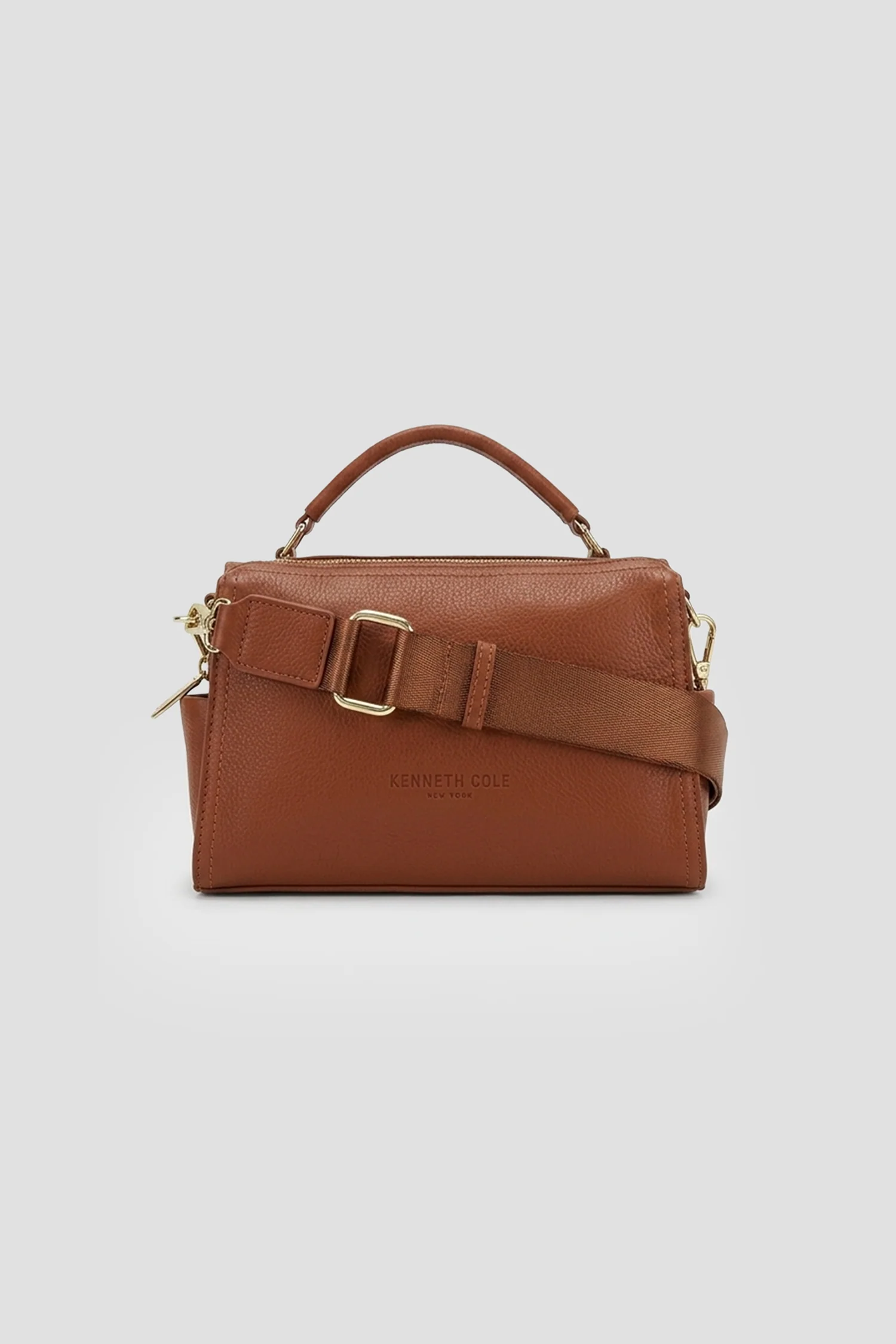 Mini Leather Structured Crossbody Bag