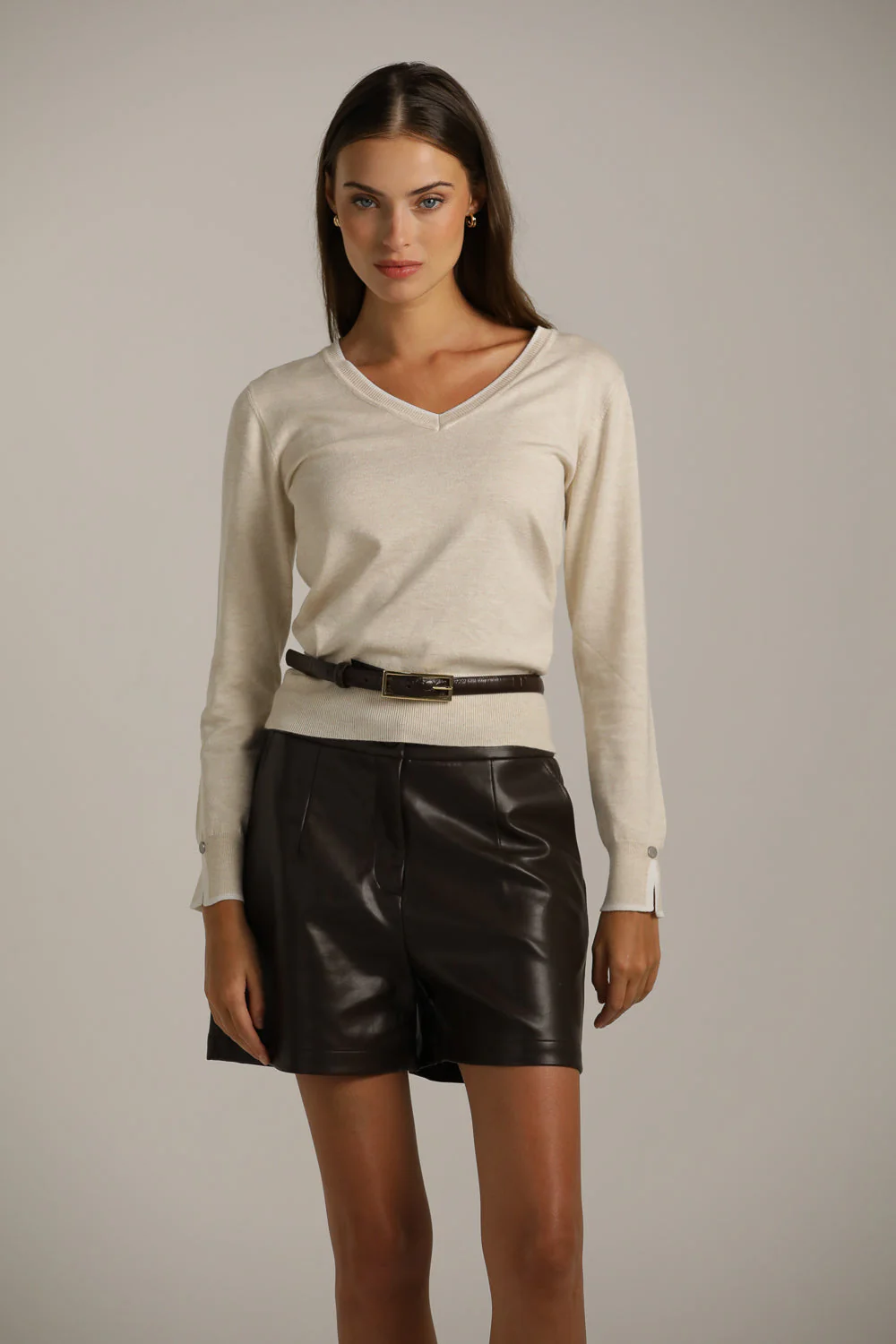 Snake Print Leather Belt - Image 2