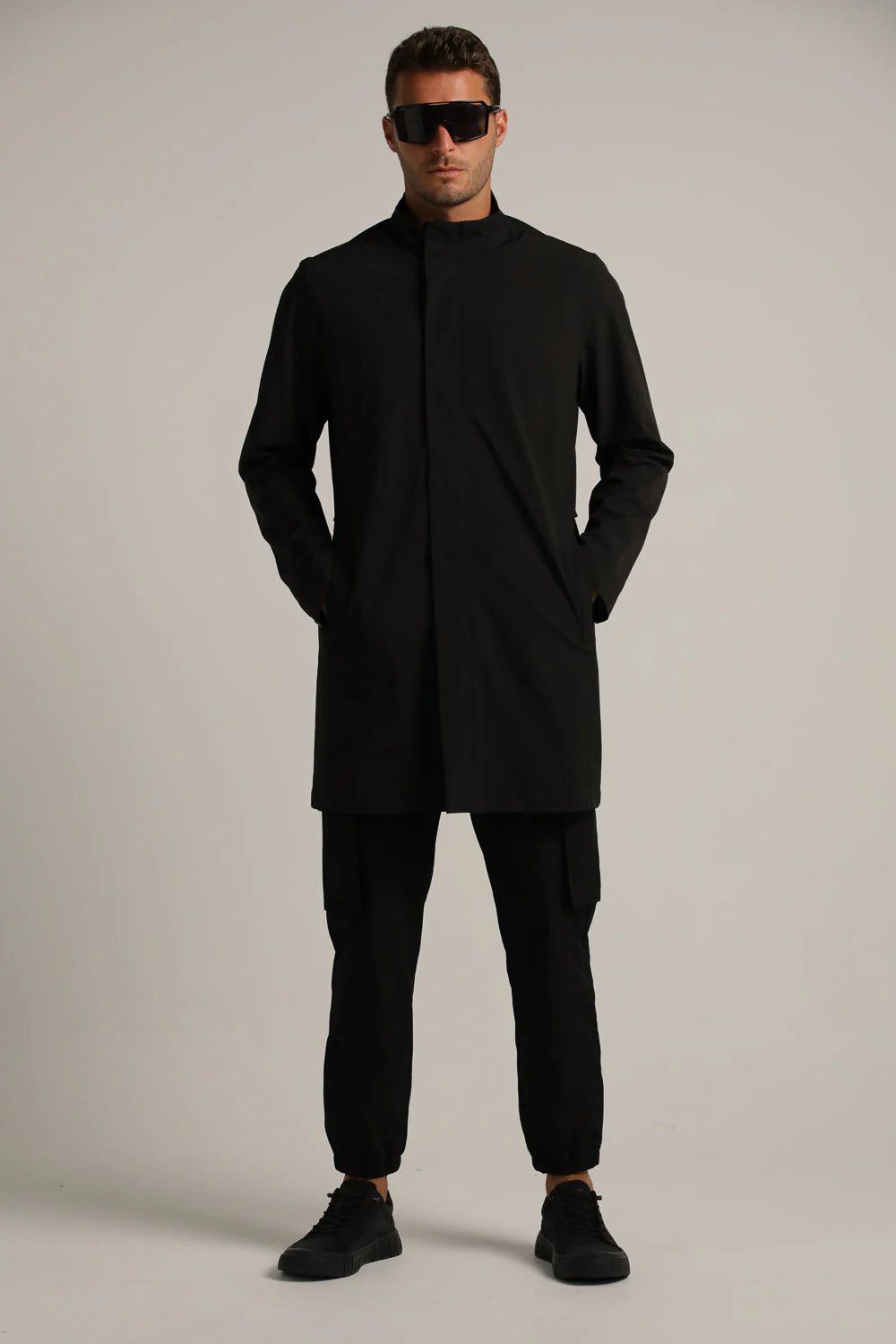 Sporty Long Wind Breaker - Image 11
