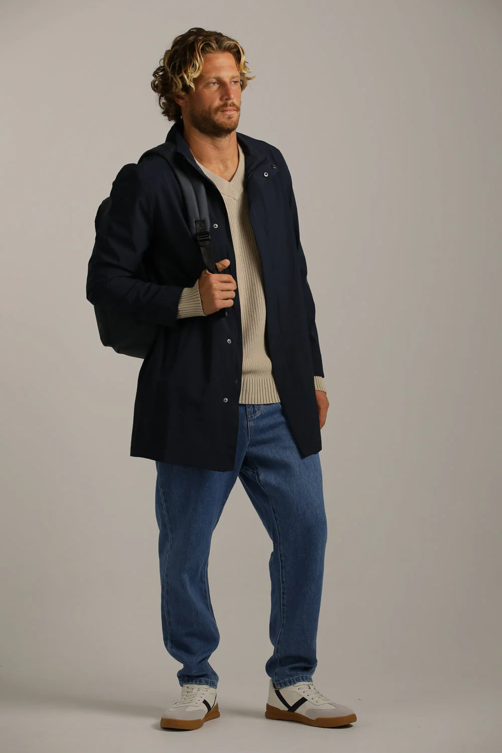Sporty Long Wind Breaker - Image 7