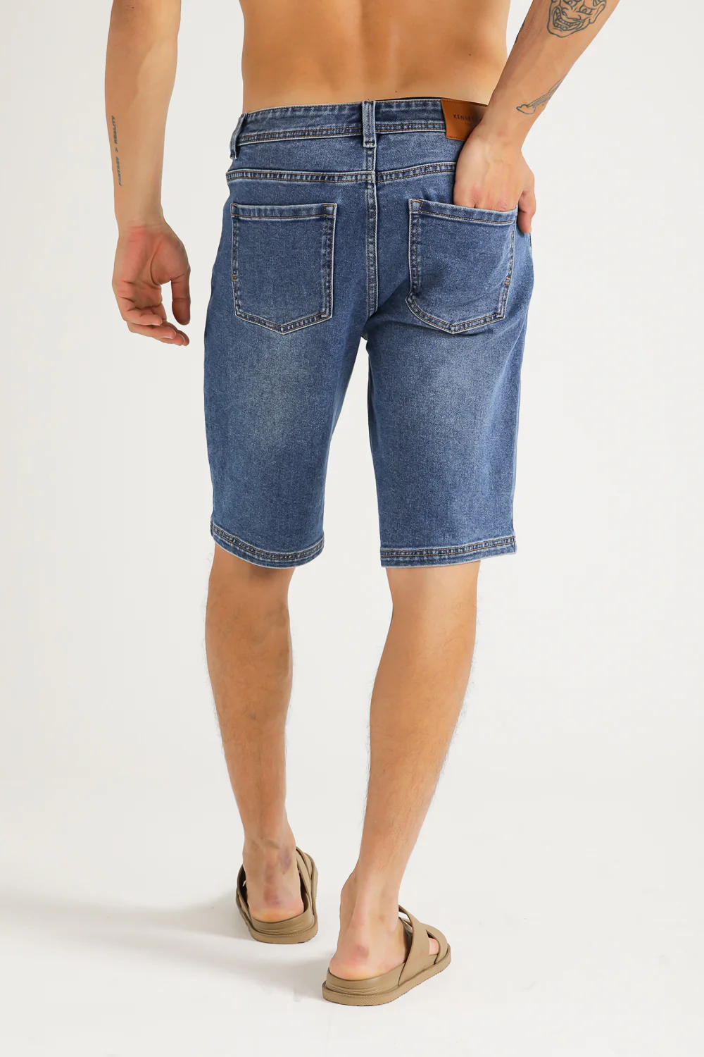 Denim Bermuda Shorts - Image 12