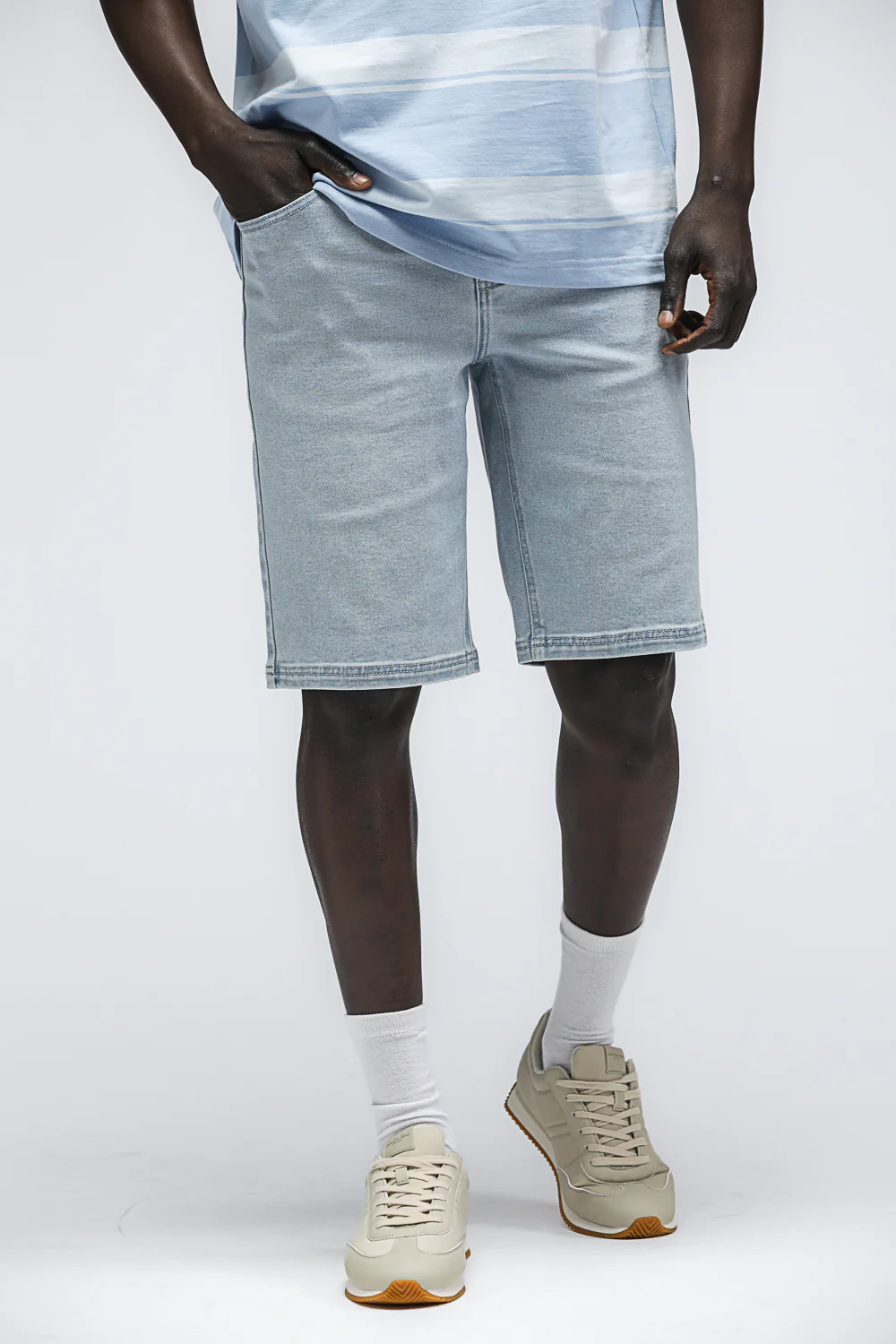 Denim Bermuda Shorts - Image 14