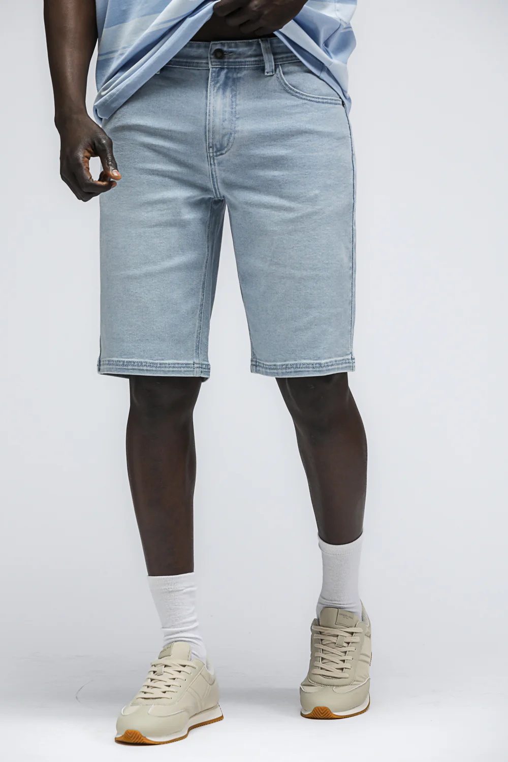 Denim Bermuda Shorts - Image 16