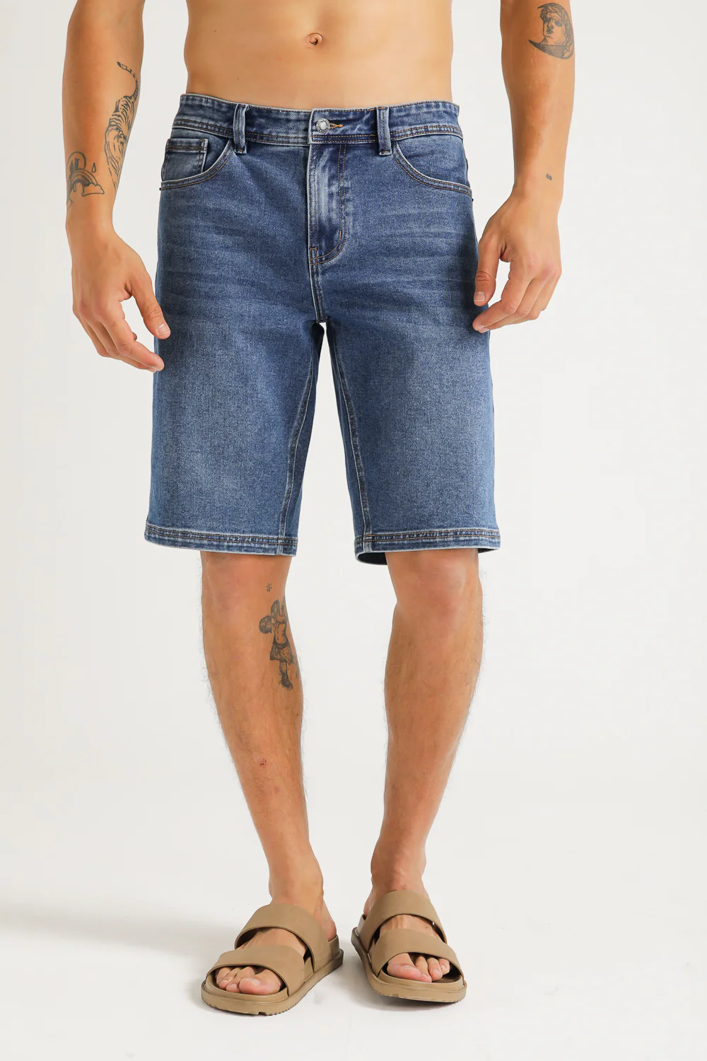 Denim Bermuda Shorts - Image 8