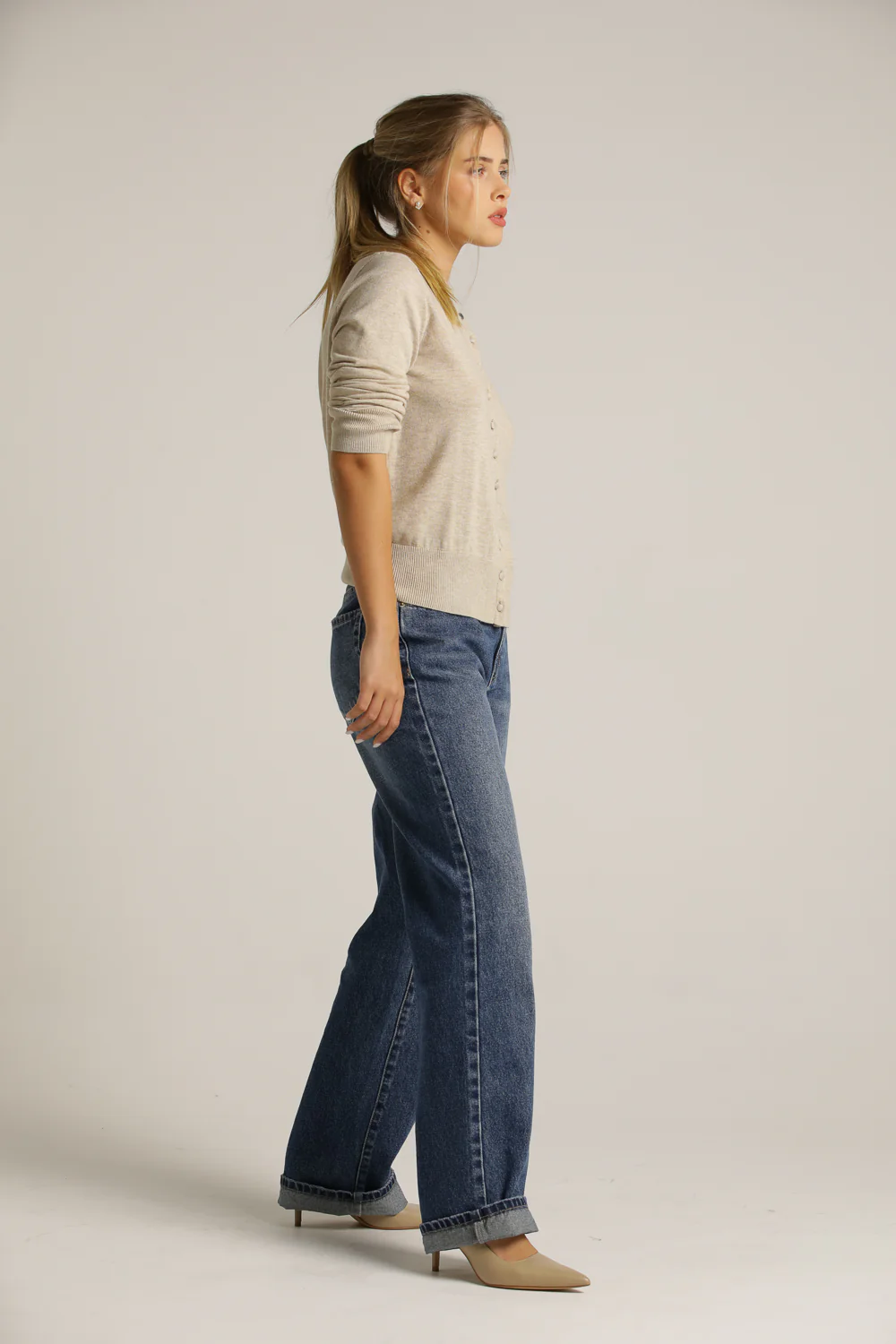 High Rise Straight Leg Jeans - Image 10