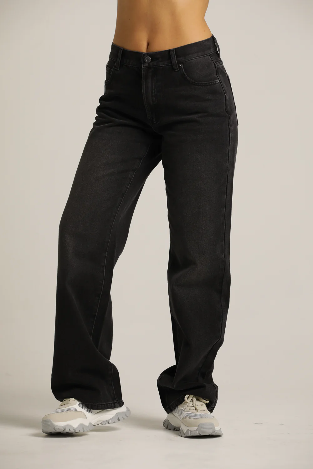High Rise Straight Leg Jeans - Image 2