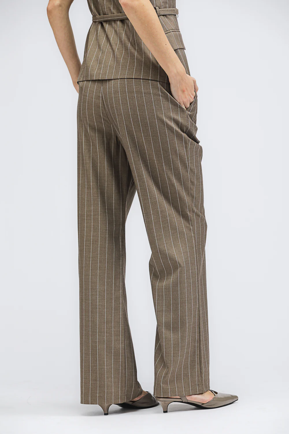 Striped Straight Leg Pants - Image 3