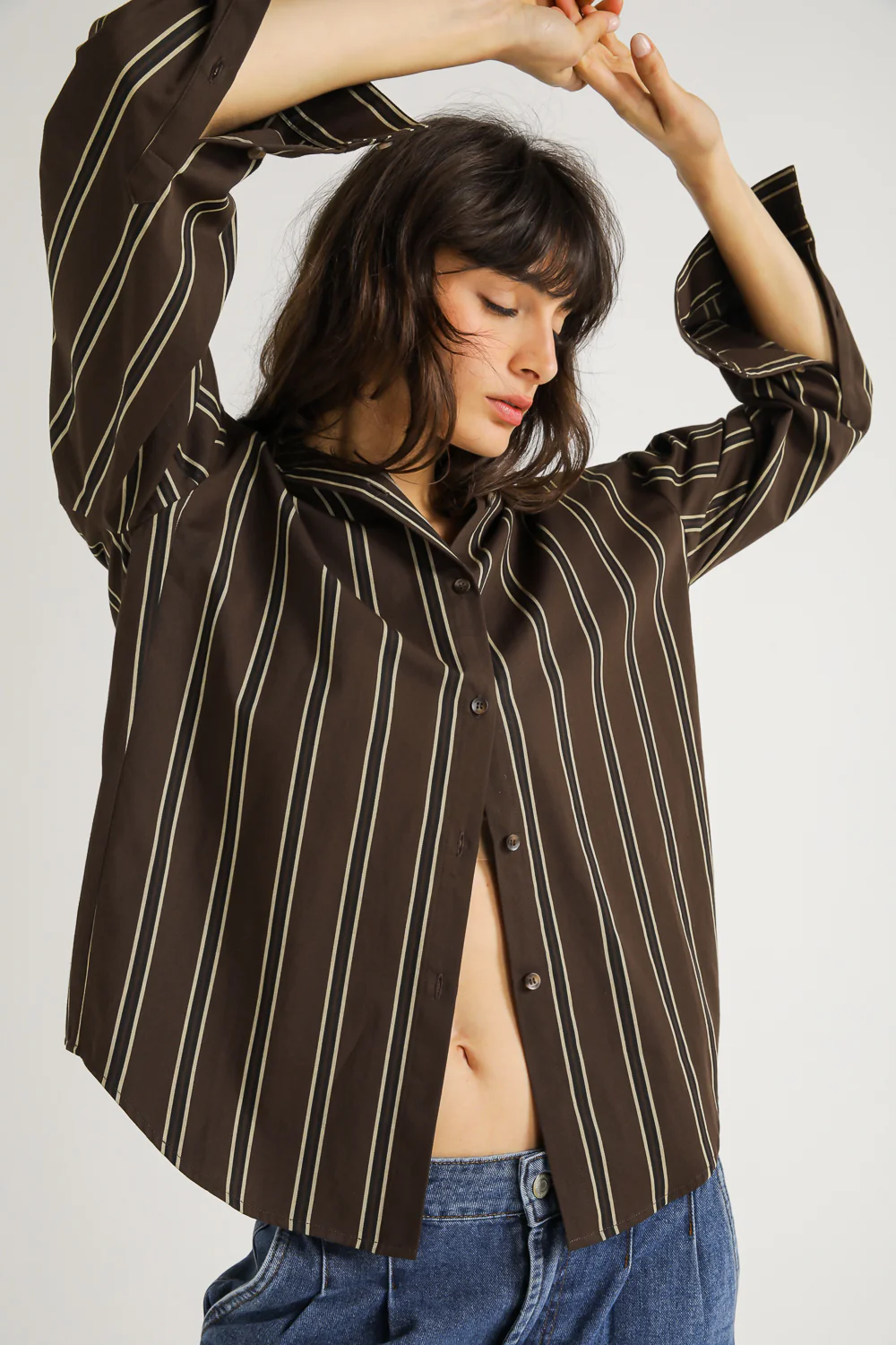 Stripped Long Sleeve Shirt - Image 5