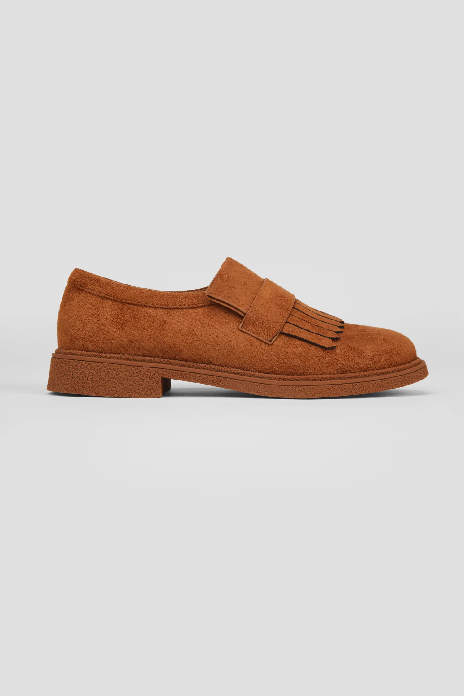 Fringed Suede Moccasins