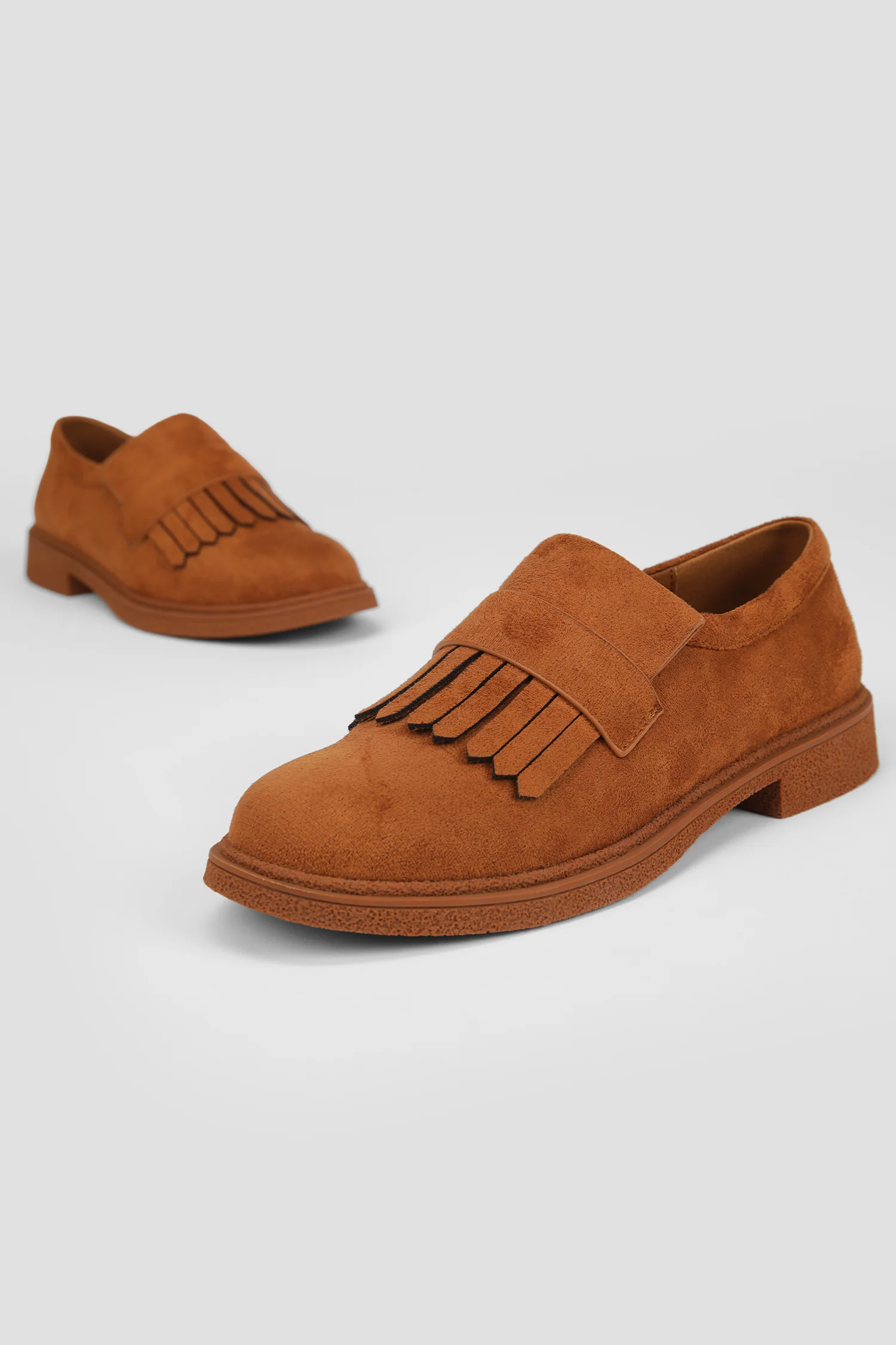 Fringed Suede Moccasins - Image 6