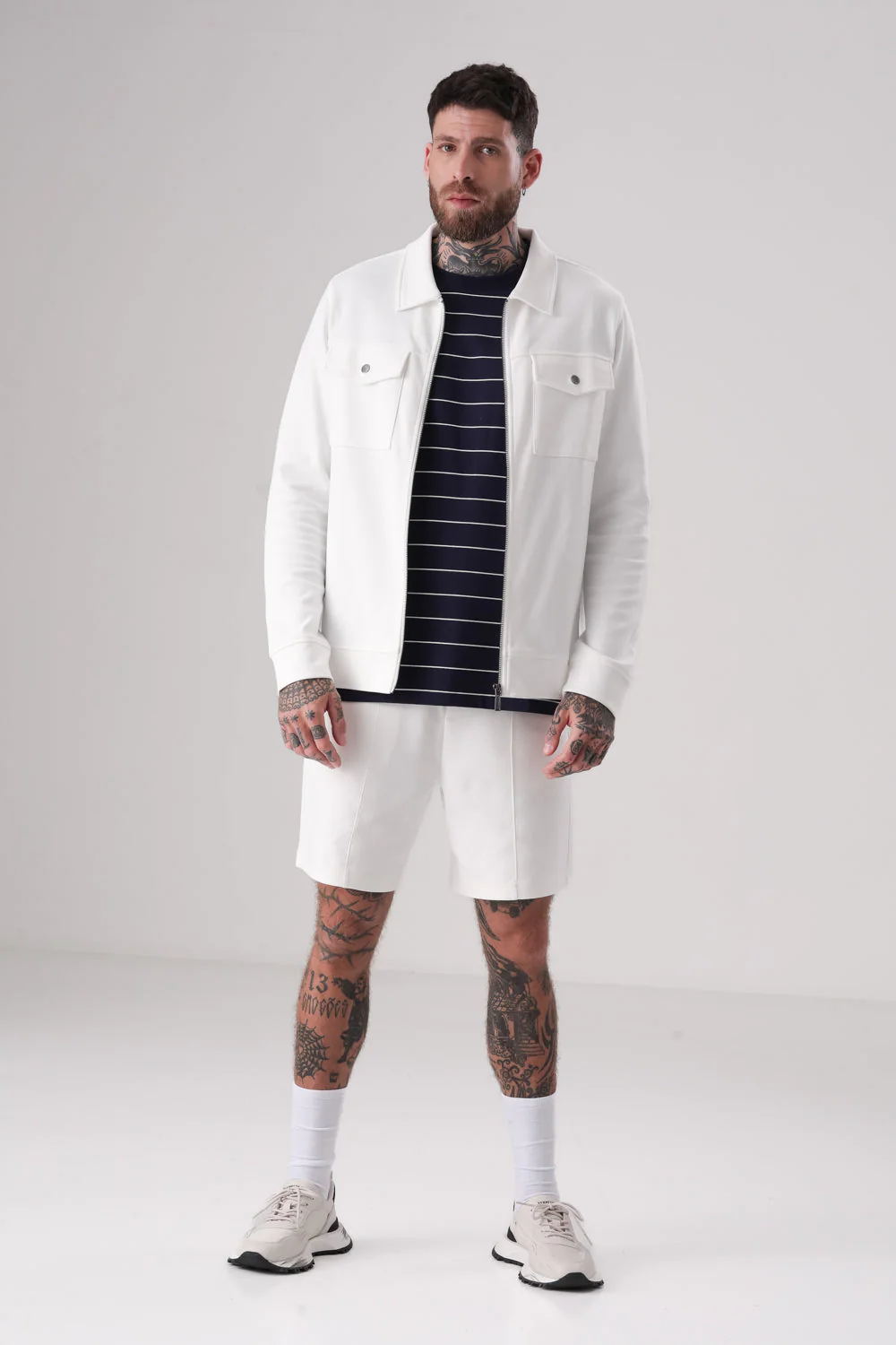 Zip Up Overshirt - Image 3