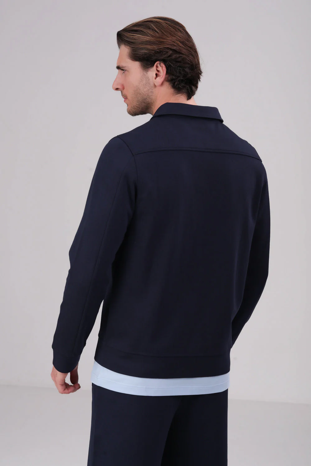 Zip Up Overshirt - Image 7