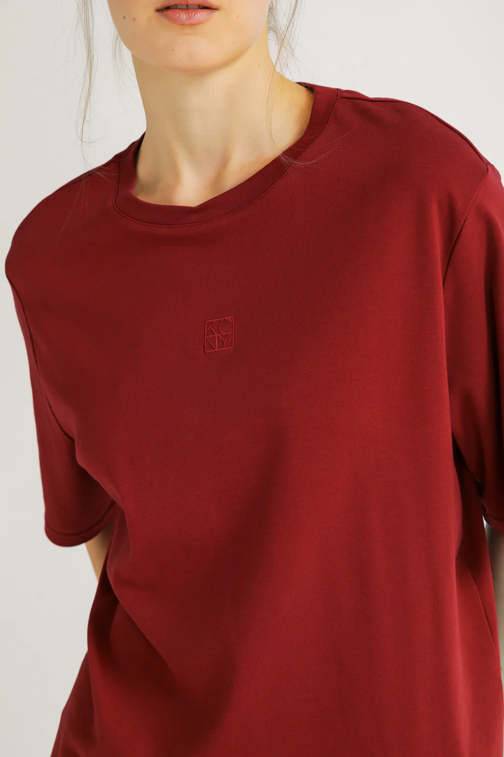 T-Shirt With Embroidery Logo - Image 13