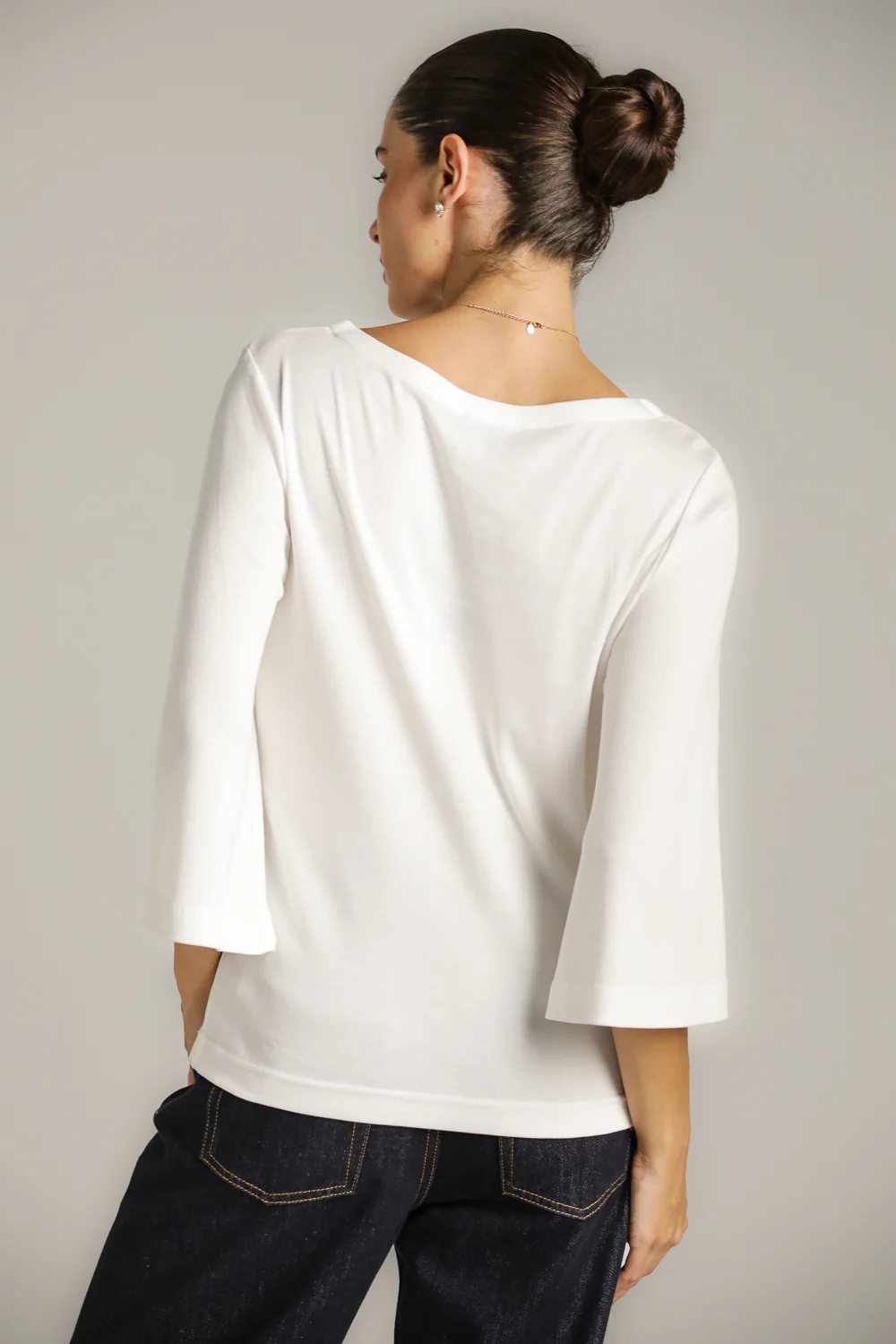 Three Quarter Sleeve Puff T Shirt - Image 5