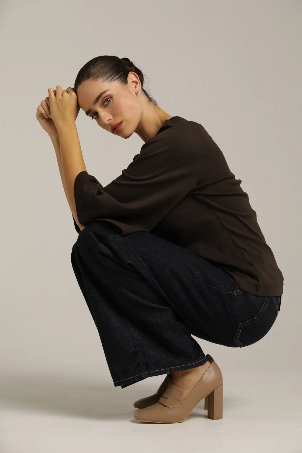 Three Quarter Sleeve Puff T Shirt - Image 8