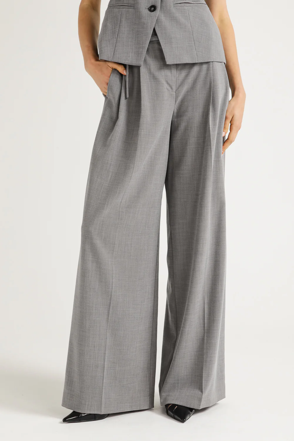 High Rise Tailored Trousers - Image 3