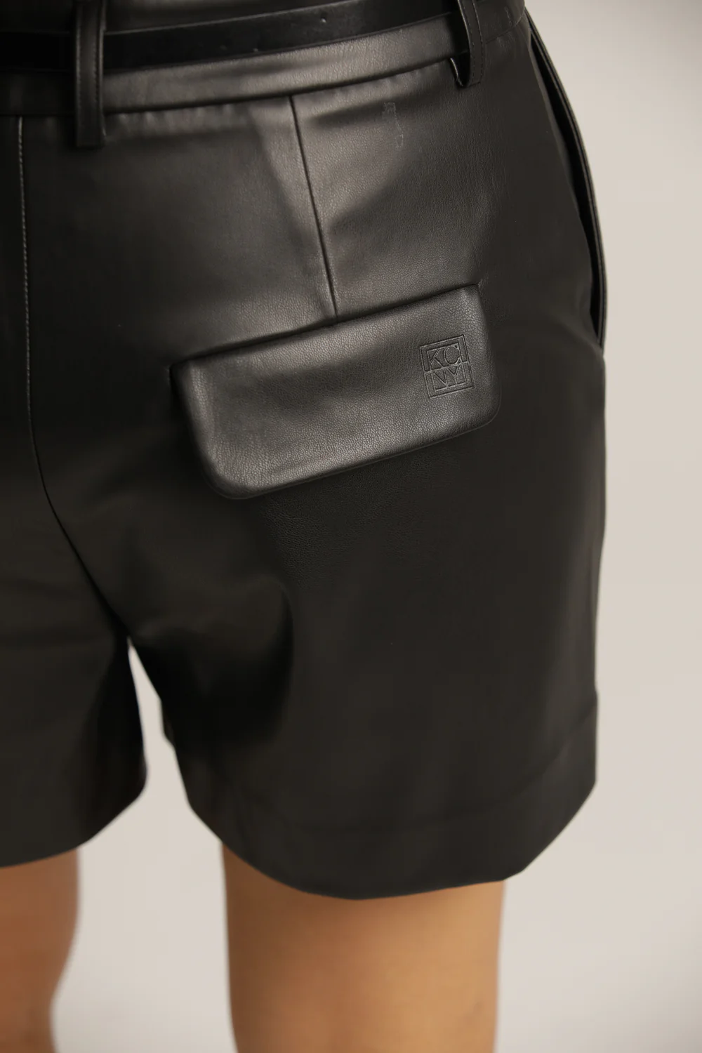 Faux Leather Shorts - Image 6