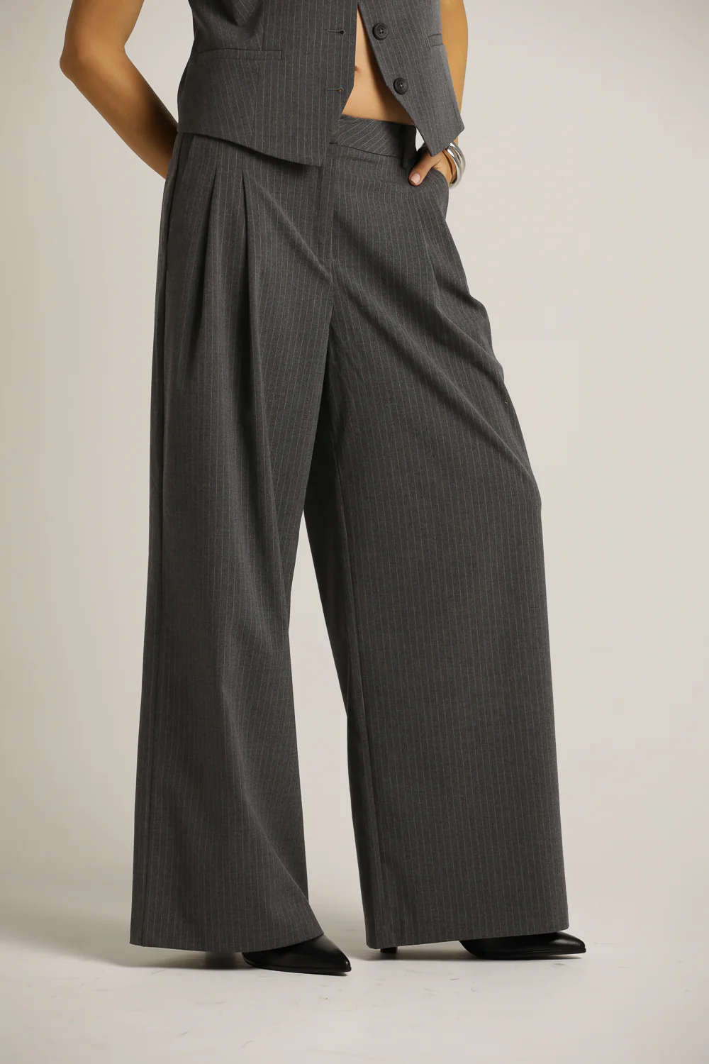 Tailored Wide Leg Pants - Image 6