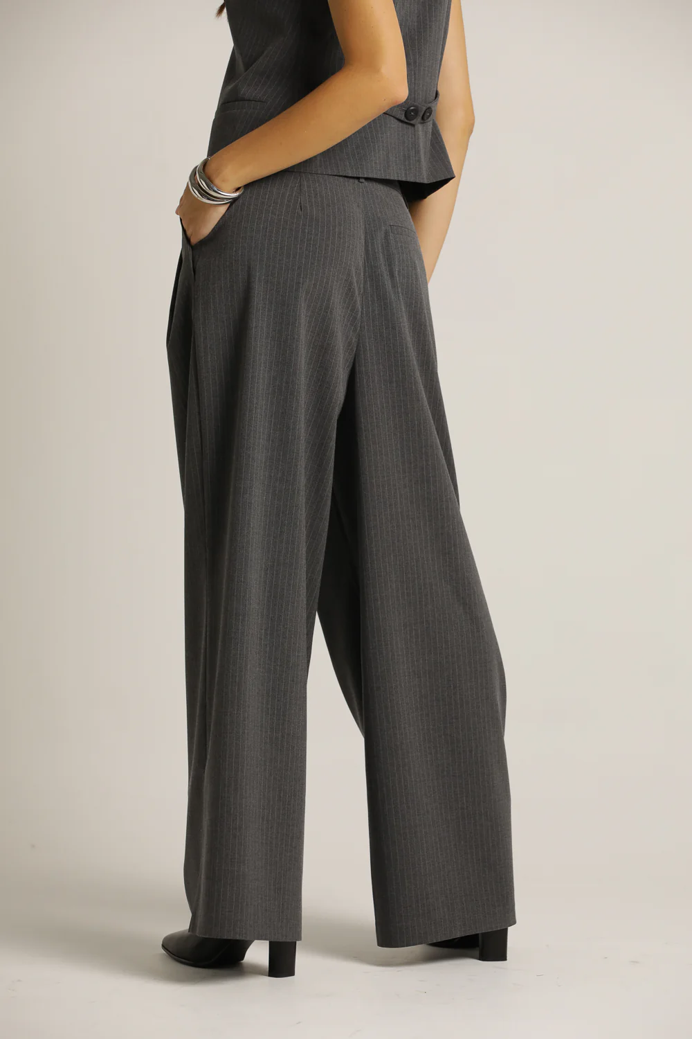 Tailored Wide Leg Pants - Image 7