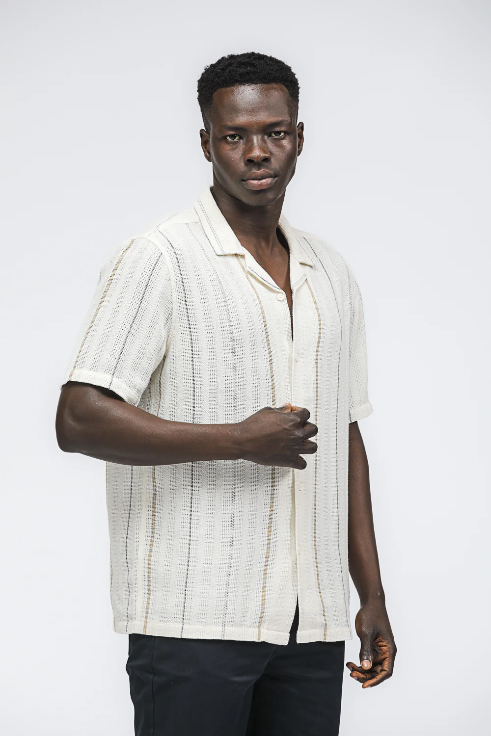 Striped Short Sleeve Shirt - Image 3