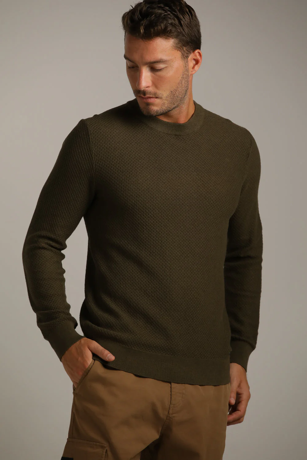 Textured Long Sleeve Knit - Image 3