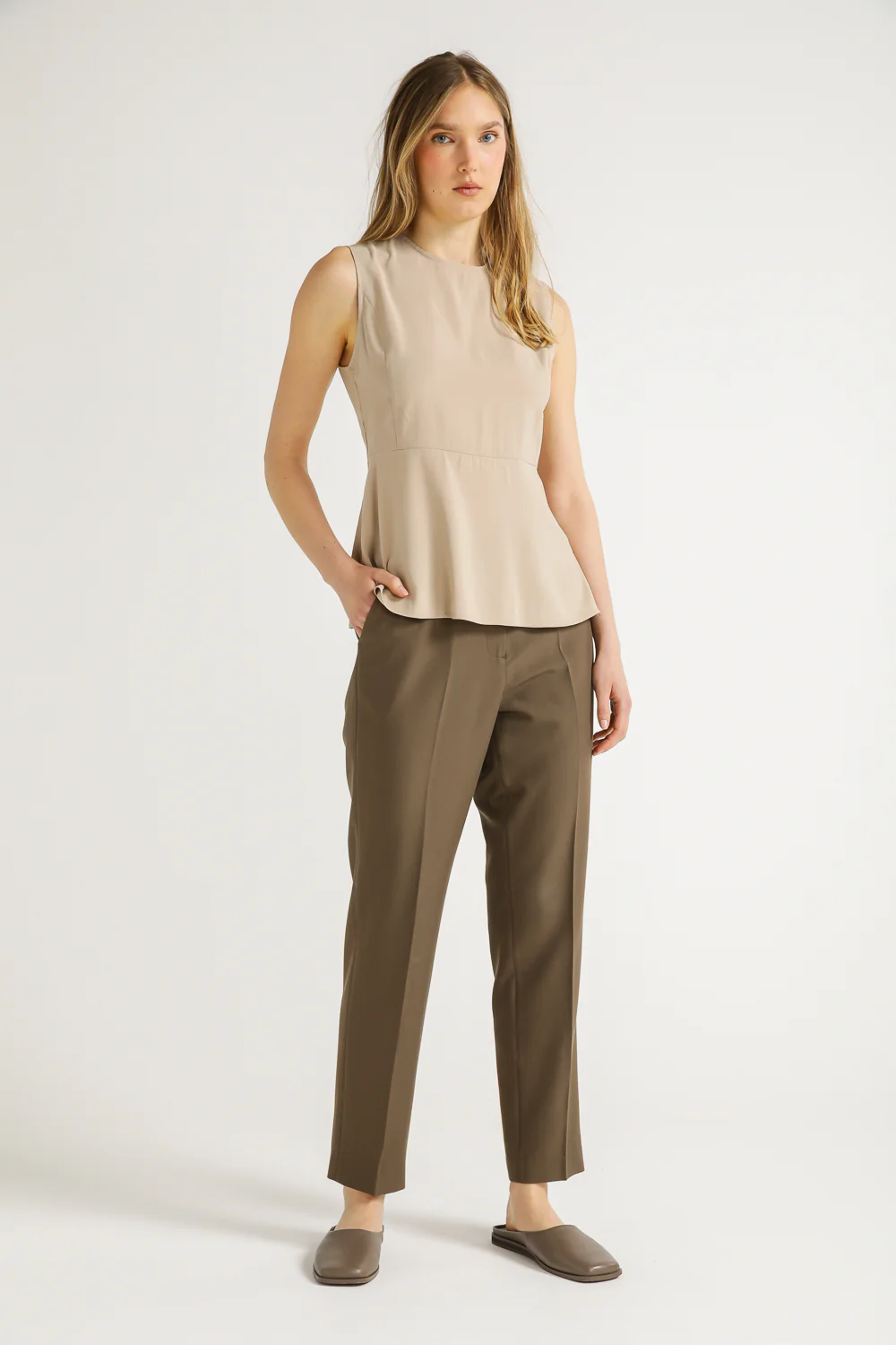 Tie-Front Drape Top - Image 11