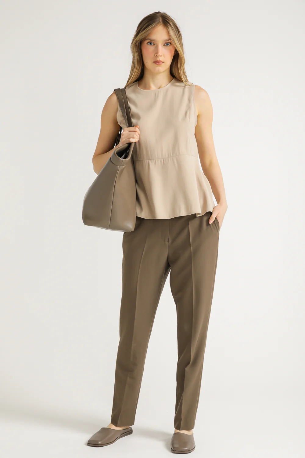 Tie-Front Drape Top - Image 13