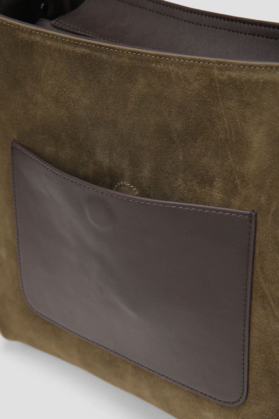 Suede Leather Tote - Image 3