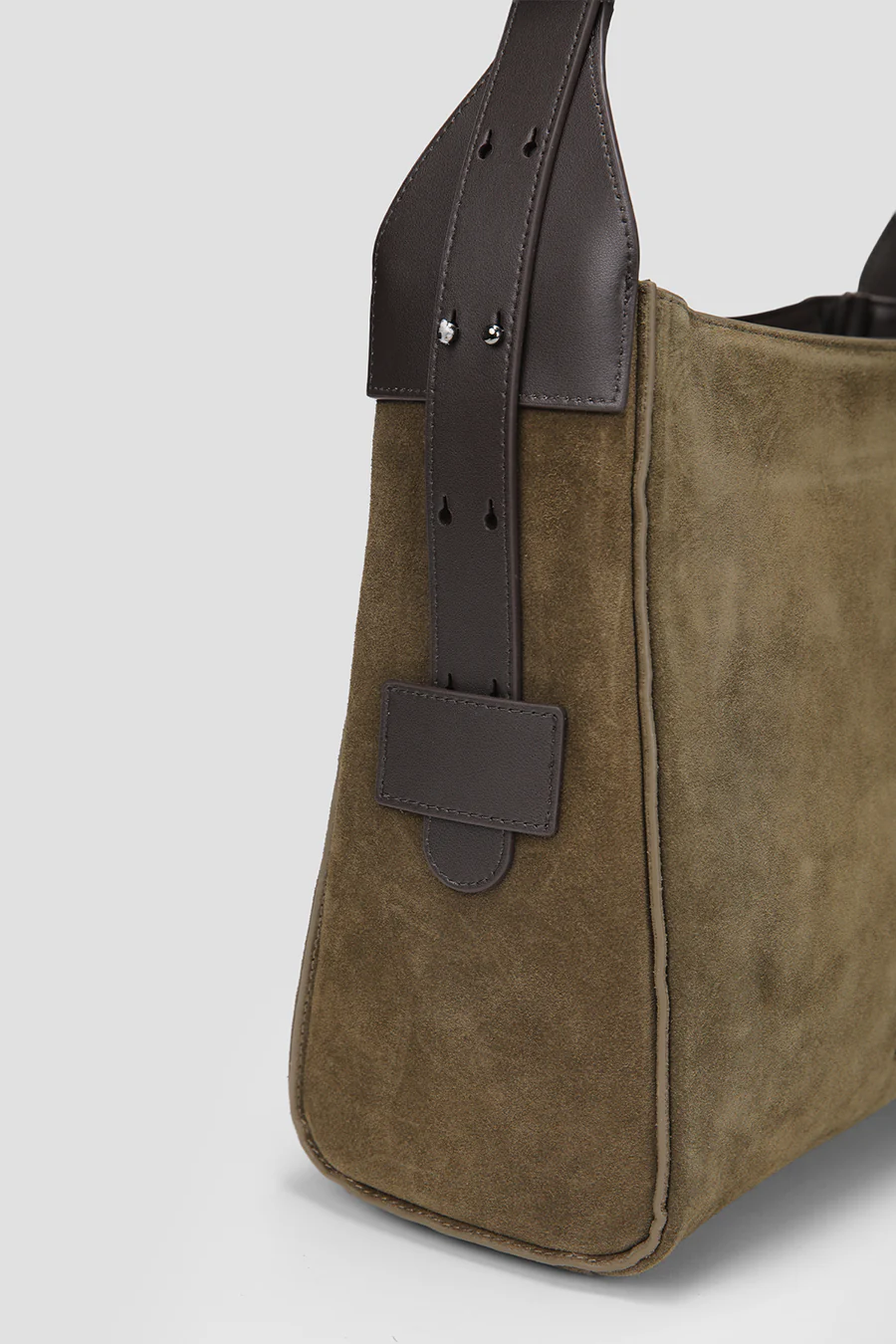 Suede Leather Tote - Image 6