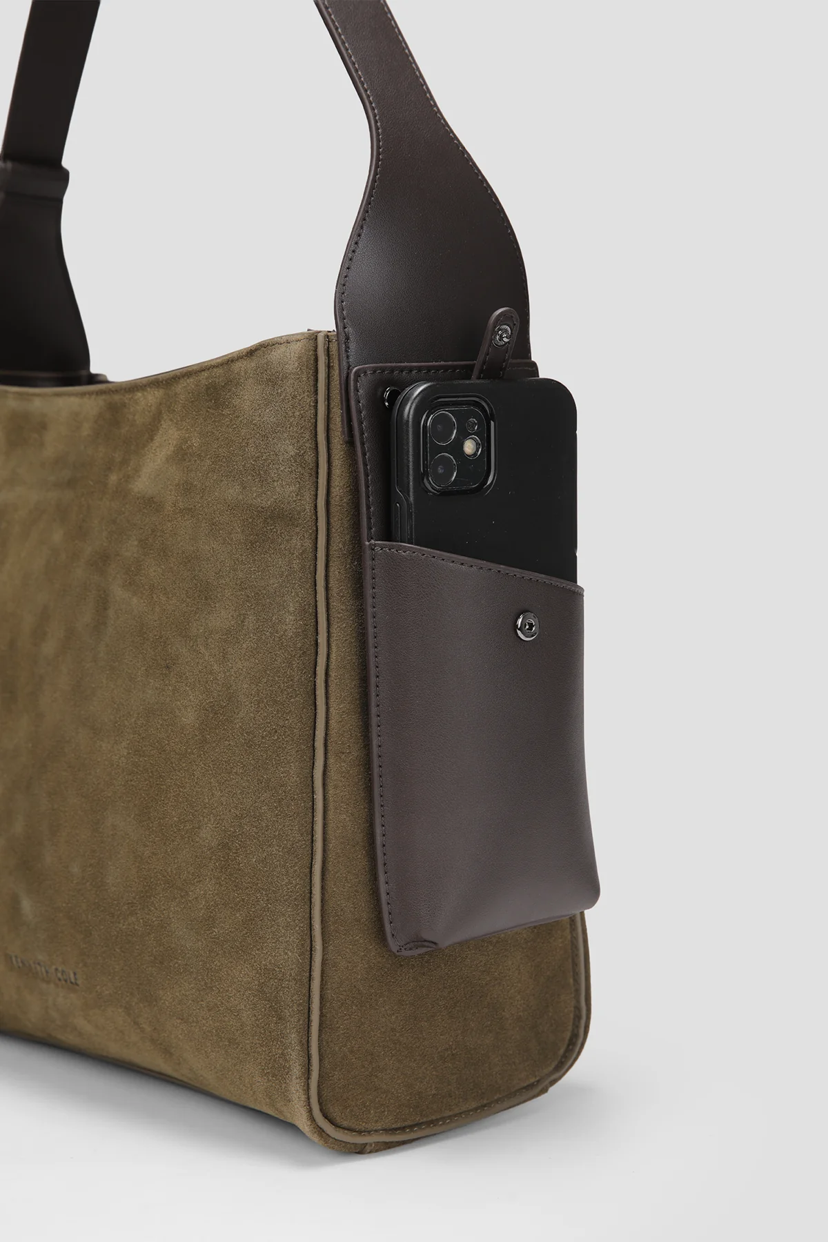 Suede Leather Tote - Image 9