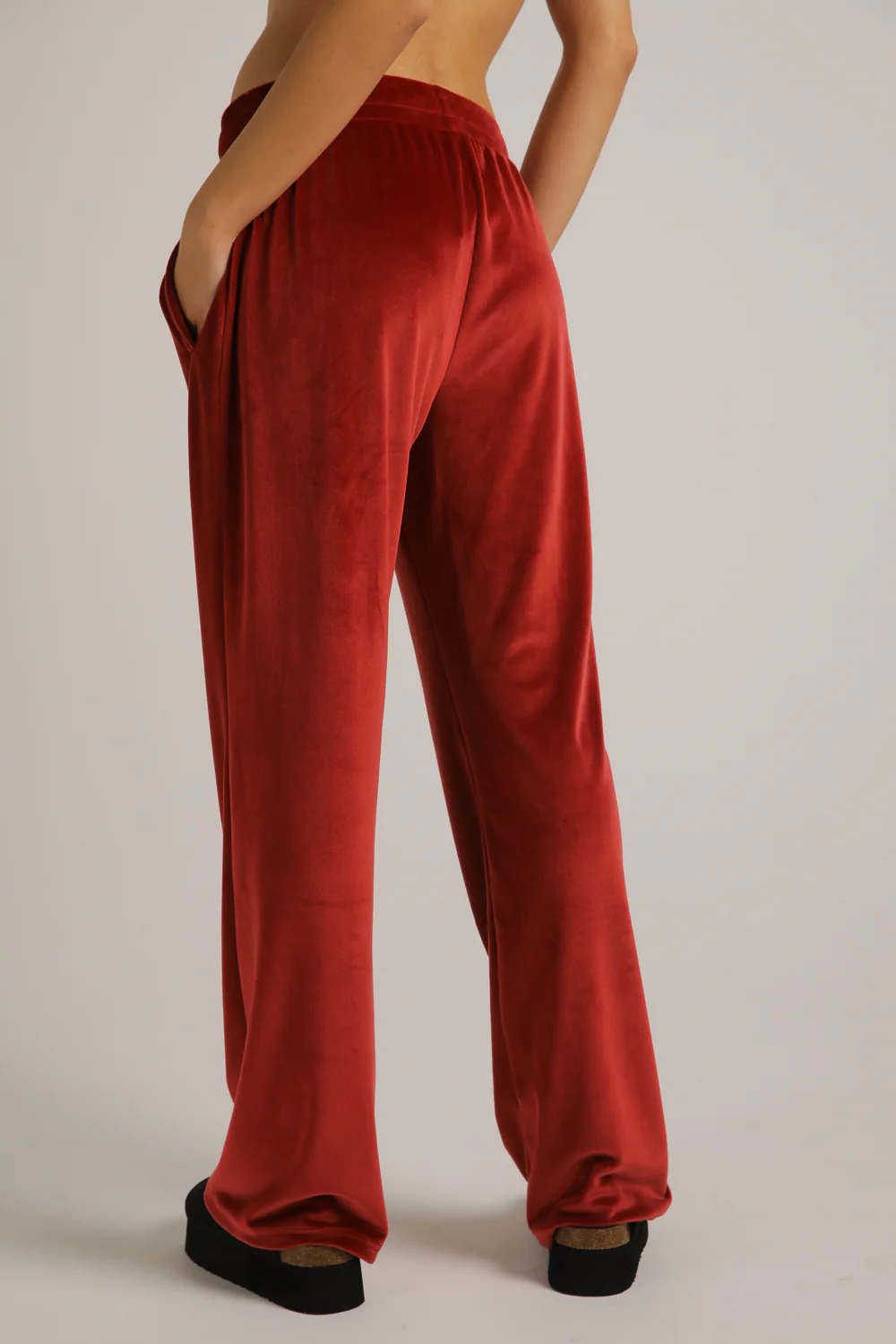 Velvet Bootcut Pants - Image 3