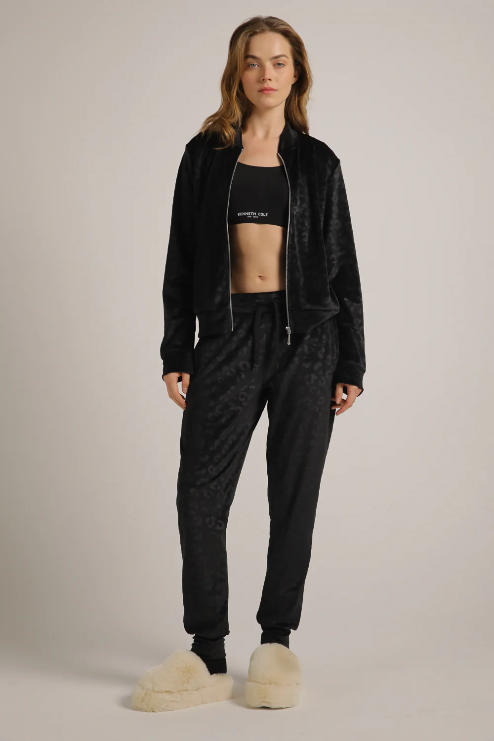 Velvet  Cuffed Jog Pants - Image 13