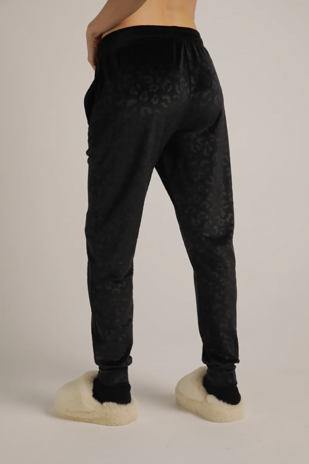 Velvet  Cuffed Jog Pants - Image 16
