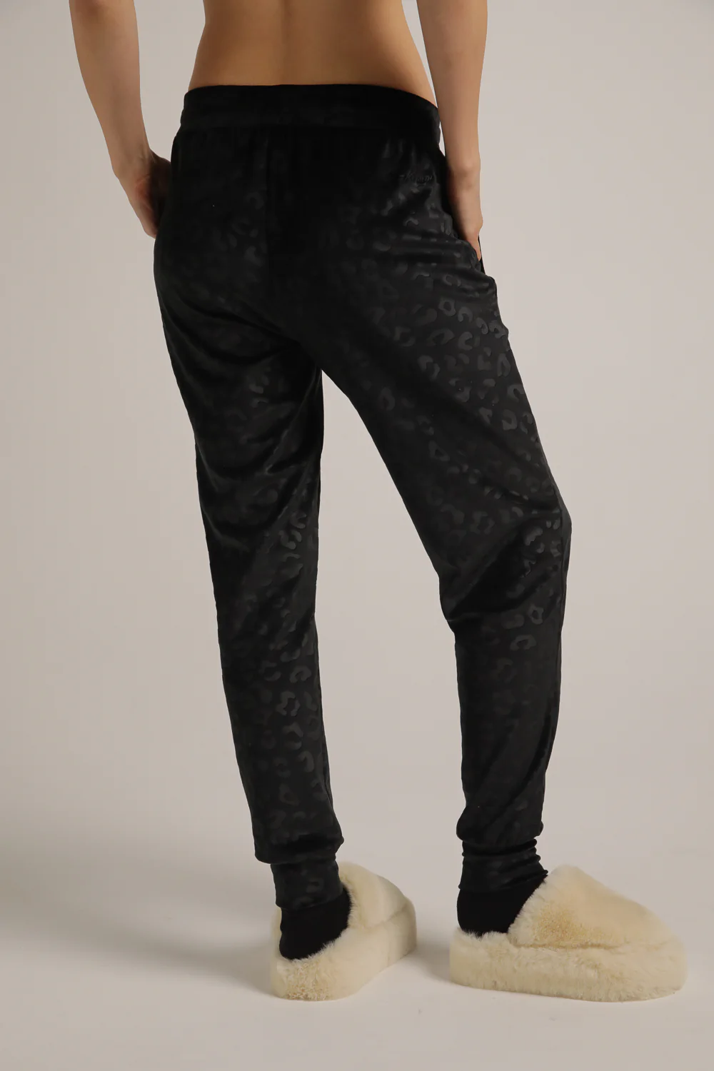 Velvet  Cuffed Jog Pants - Image 17