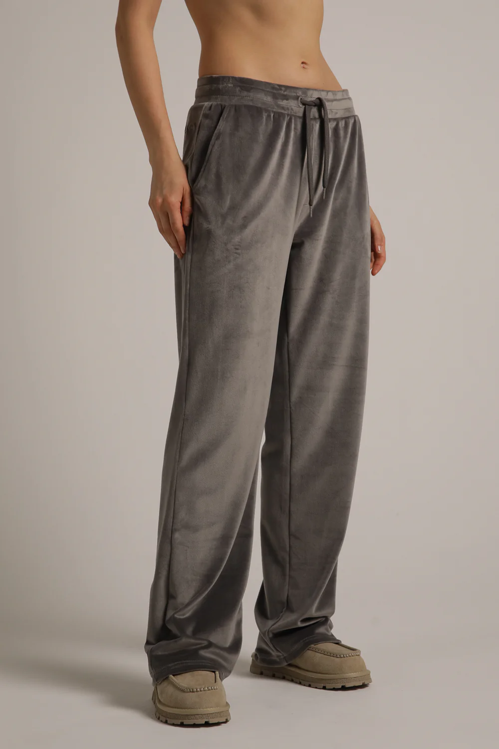 Velvet Straight Pants - Image 20