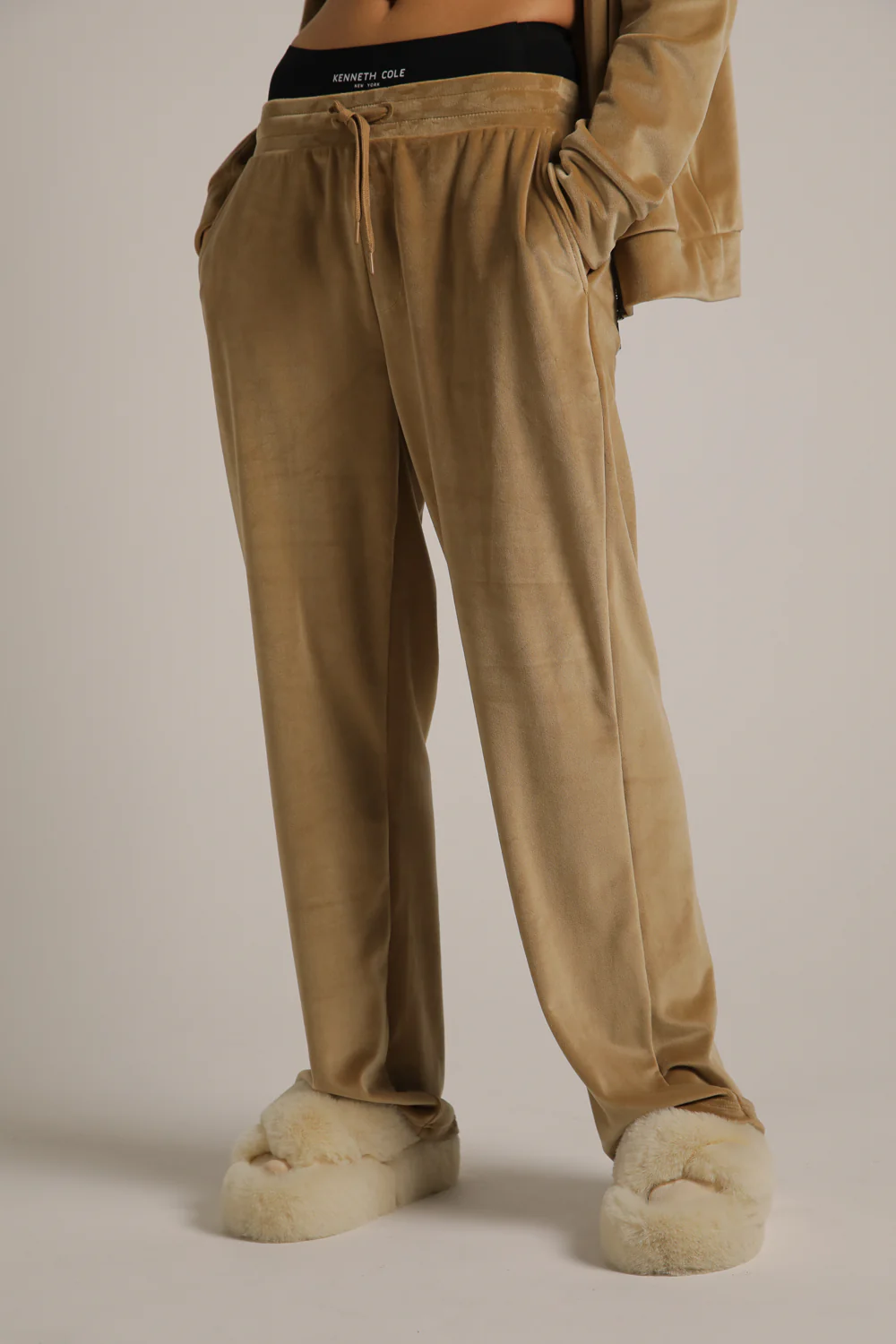 Velvet Straight Pants - Image 3