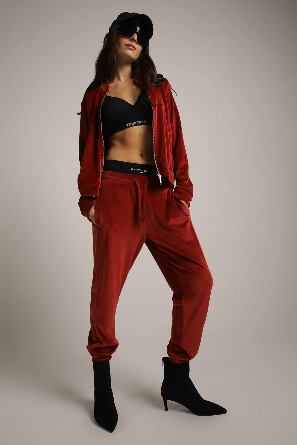 Velvet Zipped Blouson