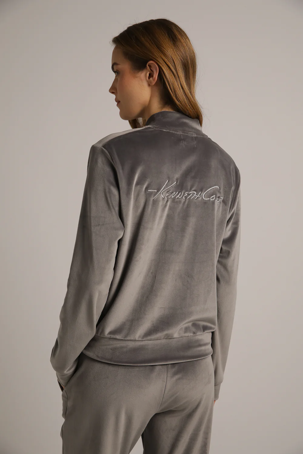 Velvet Zipped Blouson - Image 10