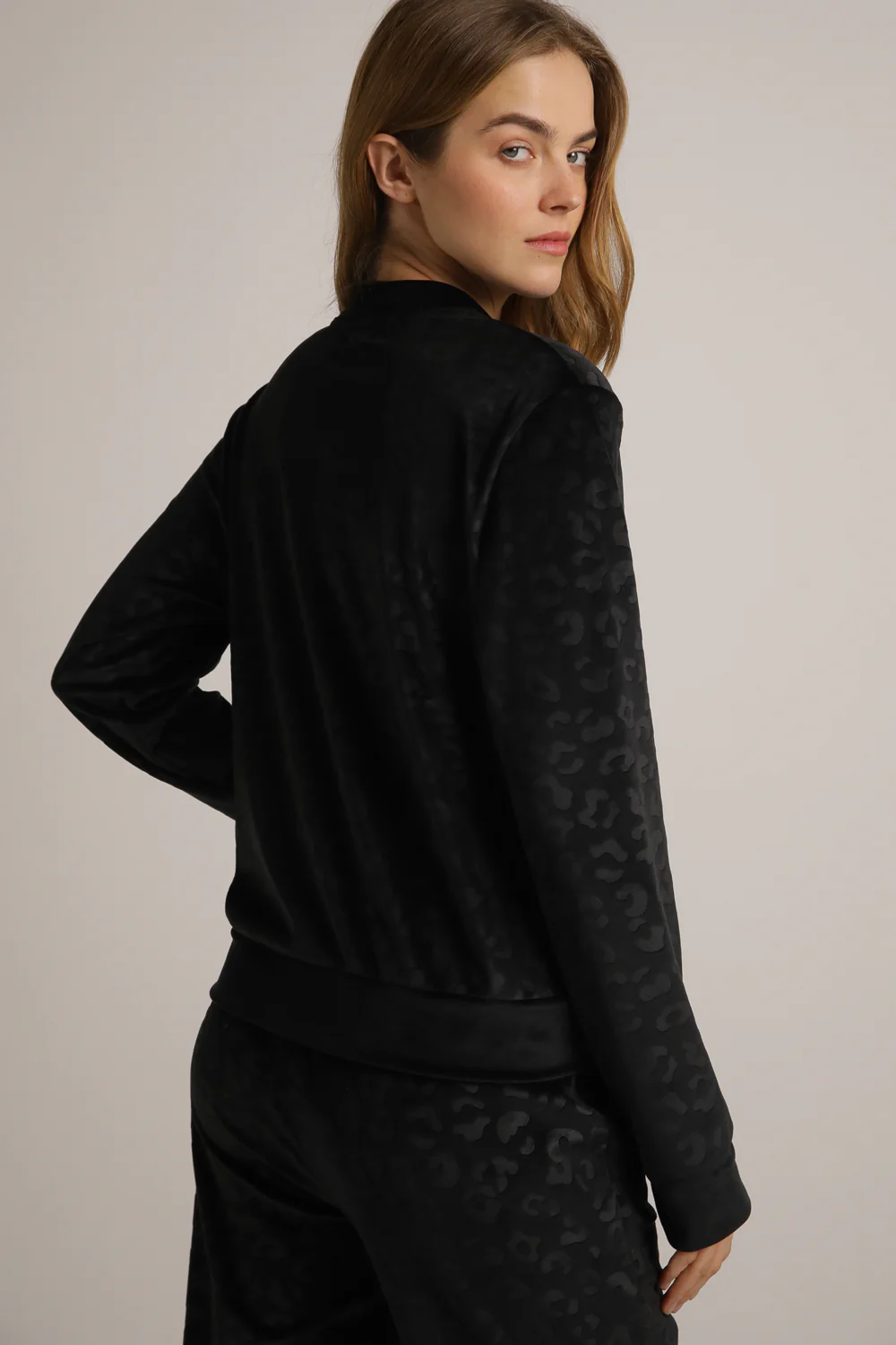 Velvet Zipped Blouson - Image 17