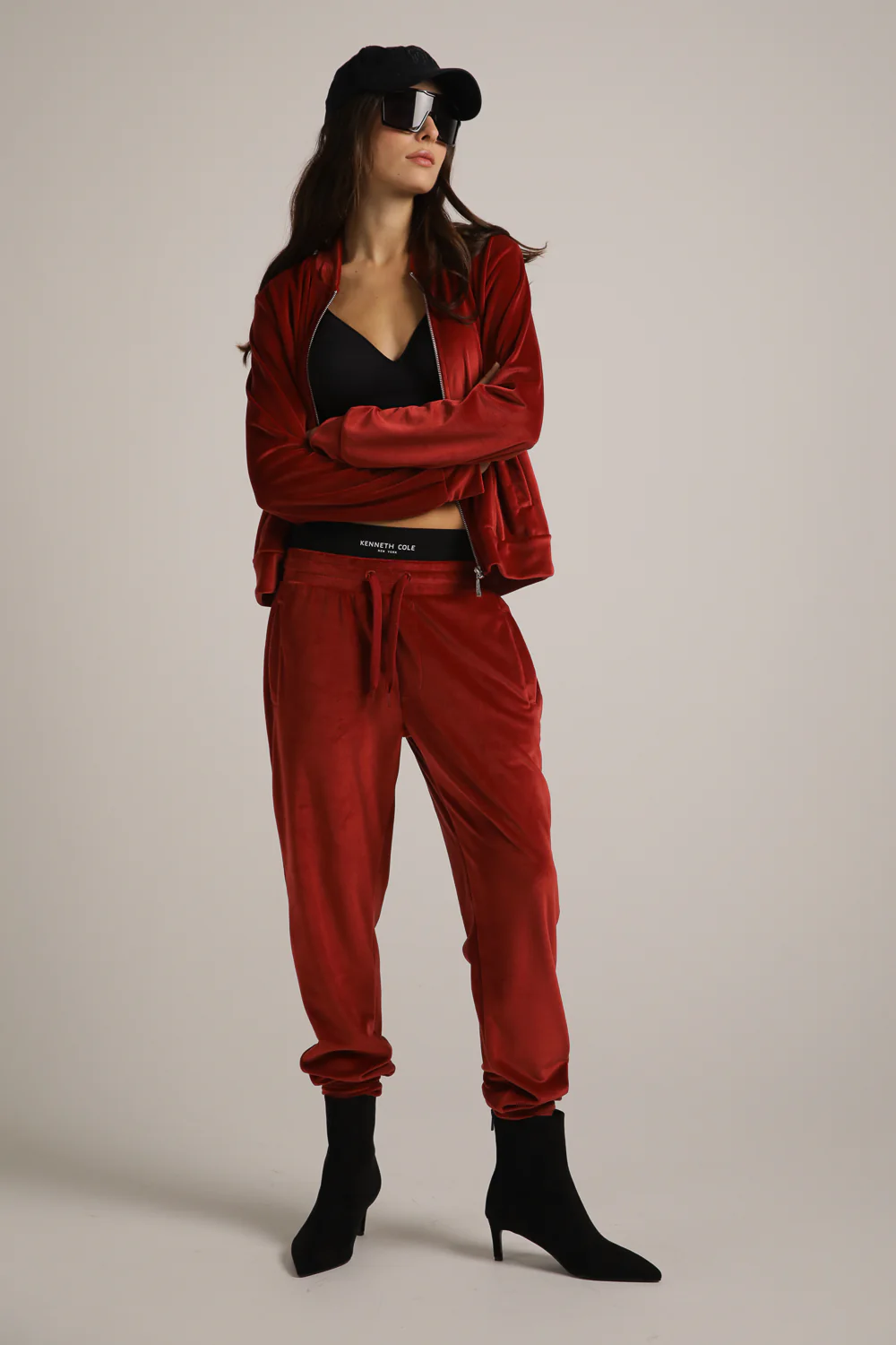 Velvet Zipped Blouson - Image 7